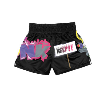 Short Treino/passeio/muay Thai Sublimado Infantil Punk