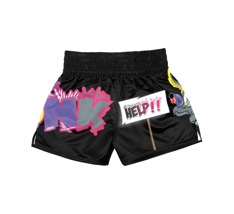 Short Treino/passeio/muay Thai Sublimado Infantil Punk Short Treino/passeio/muay Thai Sublimado Infantil Punk