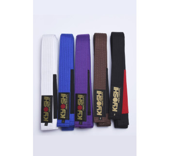 Faixa Jiu Jitsu Padrão C/ Ponteira Kyoshi