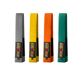 Faixa Jiu Jitsu Padrão Infantil C/ Ponteira e Fita Kyoshi