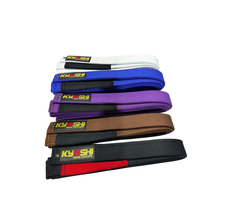 Faixa Jiu Jitsu Padrão C/ Ponteira Kyoshi Faixa Jiu Jitsu Padrão C/ Ponteira Kyoshi