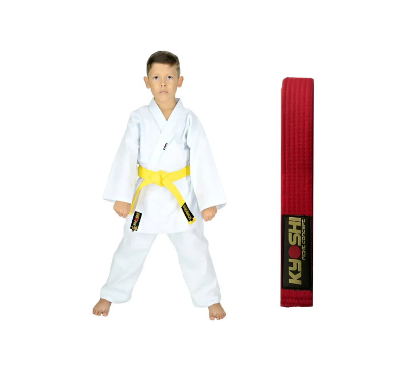 Kimono Karate Infantil Start + Faixa Padrão Colorida Kimono Karate Infantil Start + Faixa Padrão Colorida