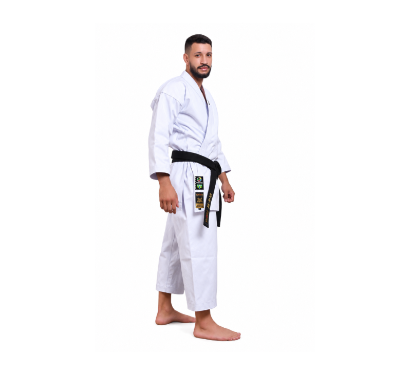 Kimono Karate Kyoshi Okinawa Medium Canvas Homologado Cbk Kimono Karate Kyoshi Okinawa Medium Canvas Homologado Cbk