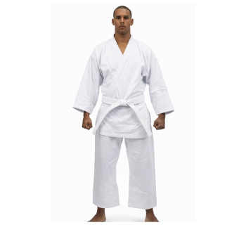 Kimono Kyoshi Karate Start Branco Adulto Com Faixa Branca